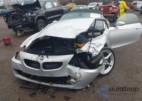 2006 BMW Z4 3.0Si из США, поврежденный, VIN 4USBU535X6LW91265